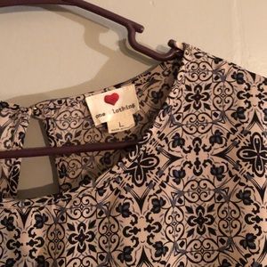 Flared Sleeve Hippie Dress